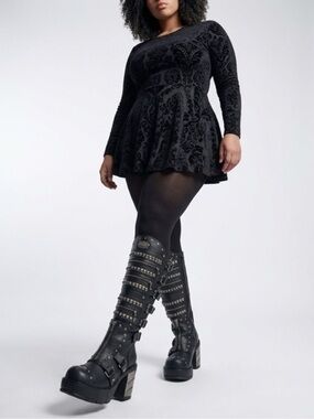 Demonia Sinister 301 Black Platform Boots